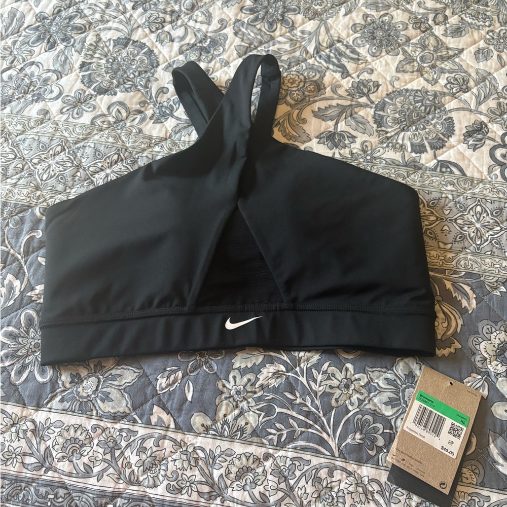 Nike Cross-Back Black Sports Bra